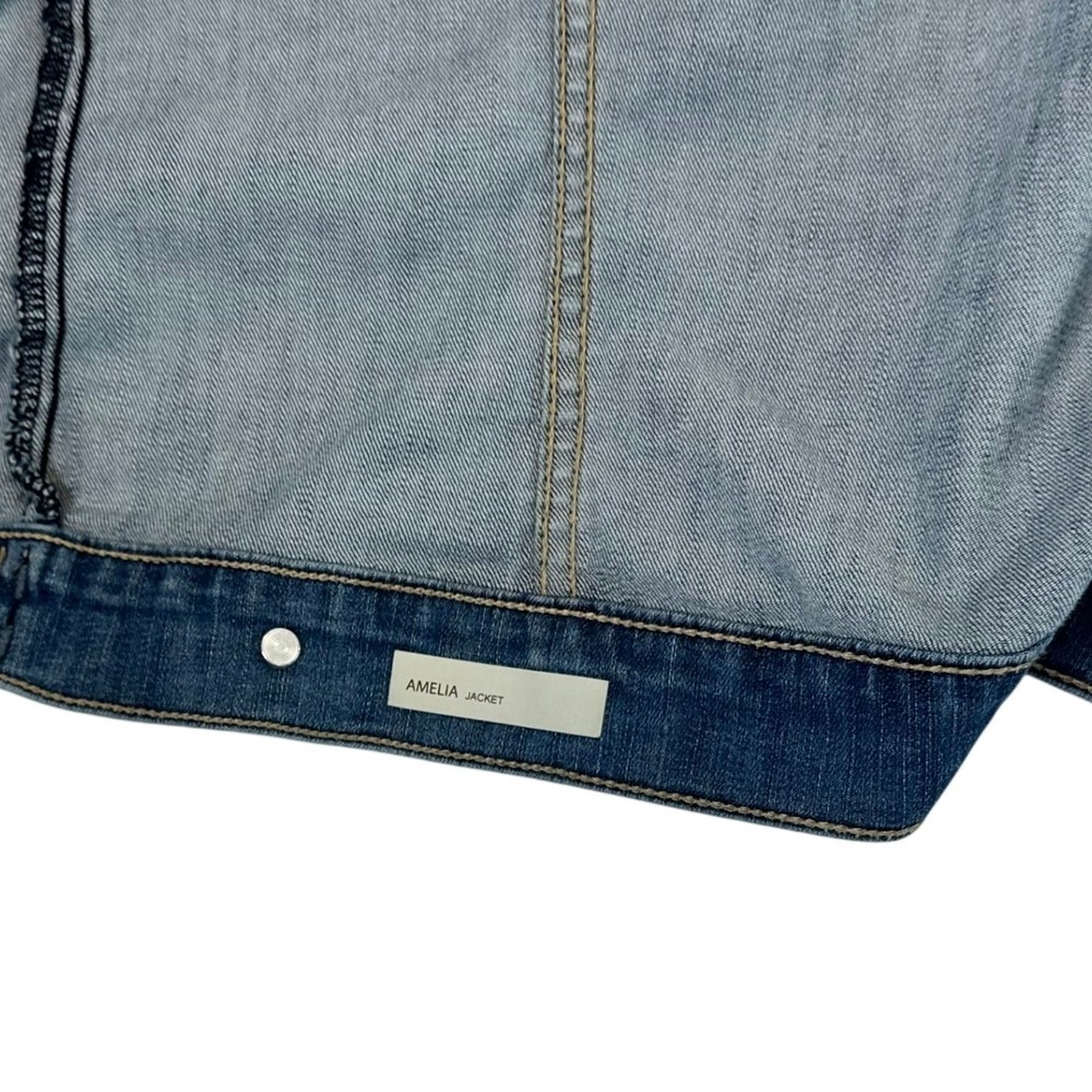Kut from the Kloth Classic Blue Denim Trucker Jacket - Picture 5 of 7